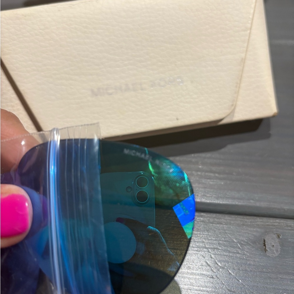 MK prescription sunglasses with case and original normal lenses